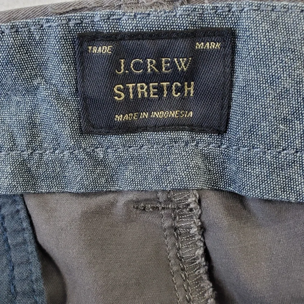 J.Crew Stretch Chino Shorts Mens 34‎ Gray 9